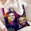Крутая Подушка B-bee G-gees 45*45см Наволочка Декоративная Наволочка Домашняя Наволочка Для Подушки Дивана