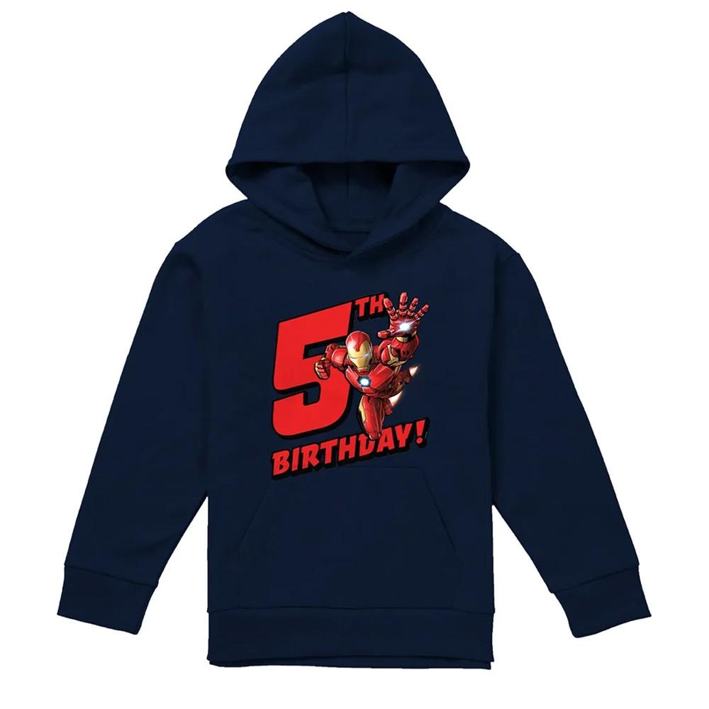 Marvel Childrens/Kids Iron Man 5th Birthday Hoodie
