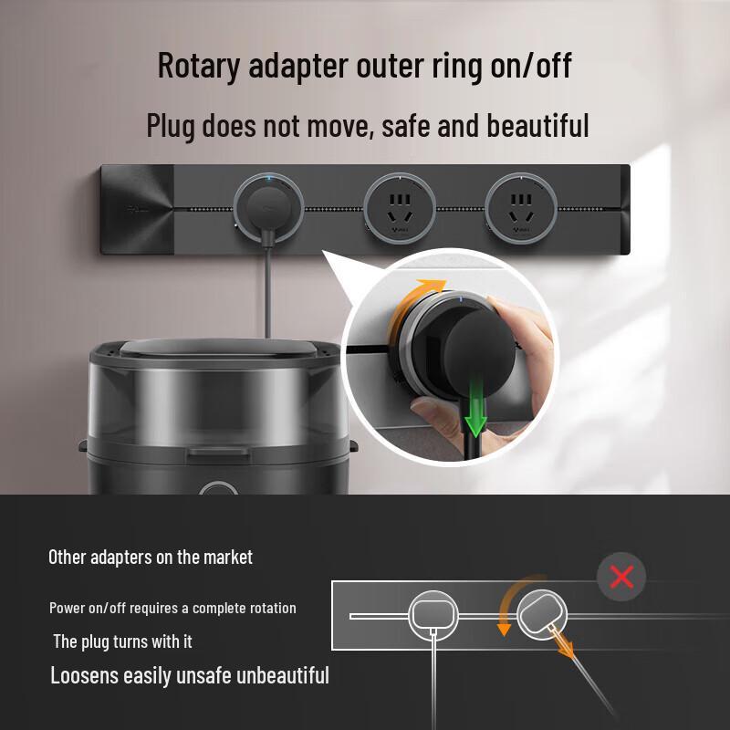 BULL Recessed Track Socket CN plug (adapter included)