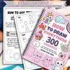 Kids Step by Step Drawing Workbook, Cute Animals Food Gift Pattern Learn To Draw Book