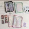 Loose Leaf Kpop Idol Photo Album A5 Photocard Holder New Laser Star Zipper Binder Collect Book