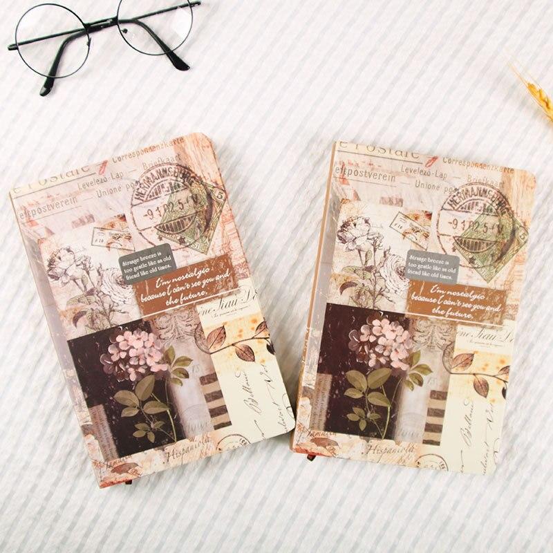 96 листов формата А5, ретро-блокнот, винтажный блокнот в европейском стиле, красочные страницы, альбом для вырезок, журнал, прочный дневник, милые студенческие принадлежности