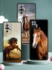 Чехол для телефона с изображением животного Лошадь для Redmi 14C 10C Note 15 14 13 12 10 11 K40 Pro Plus 5G Мягкий ТПУ Ударопрочный Корпус Funda Capas Сумка