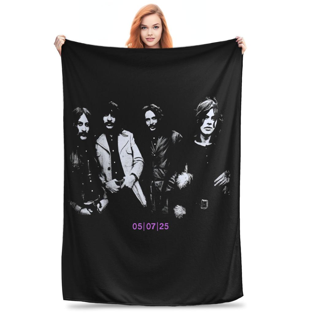 Оззи Осборн Крылья Ангела Плед Black Sabbath Пикник Фланелевое Постельное Белье Накидки Для Гостиной Супер Теплое Покрывало Подарок на День Рождения