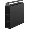 Yamazaki Wrap 3 Tower Easy 10506 (Ямадзаки Индастриз) Подвесная полка, Ярусы, Черный, Ш5,8×Г20,5×В21,6 см, Серия, Установка, Экономия места,