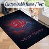 Custom Text Printed Rug Bolton Wanderers FC Non Slip Floor Carpet For Home Room Decor