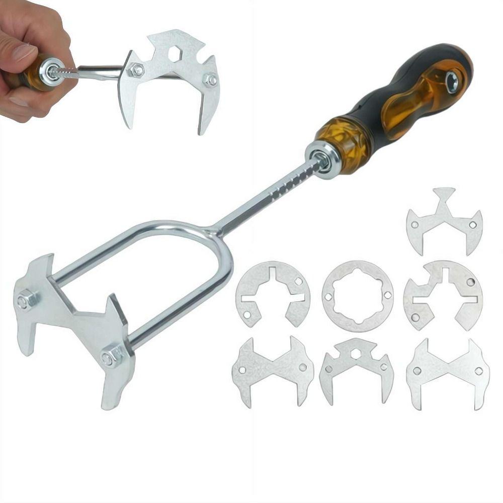 A Set Durable Construction Wrench Faucet Tool Non-Slip Grip Plumbers Wrench Kitchen