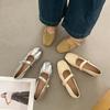Soft Leather Mary Jane Shoes Female New Fairy Ballet Single Shoes Bridesmaid Gentle Shoes