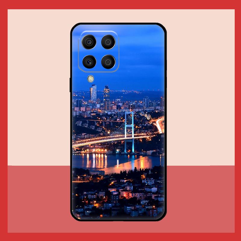 Турция Стамбул Пейзаж Чехол-бампер для Samsung Galaxy M11 M31 M14 M34 M54 M12 M32 M52 M15 M13 M06 M16 M36 M56 M53 M35 M55