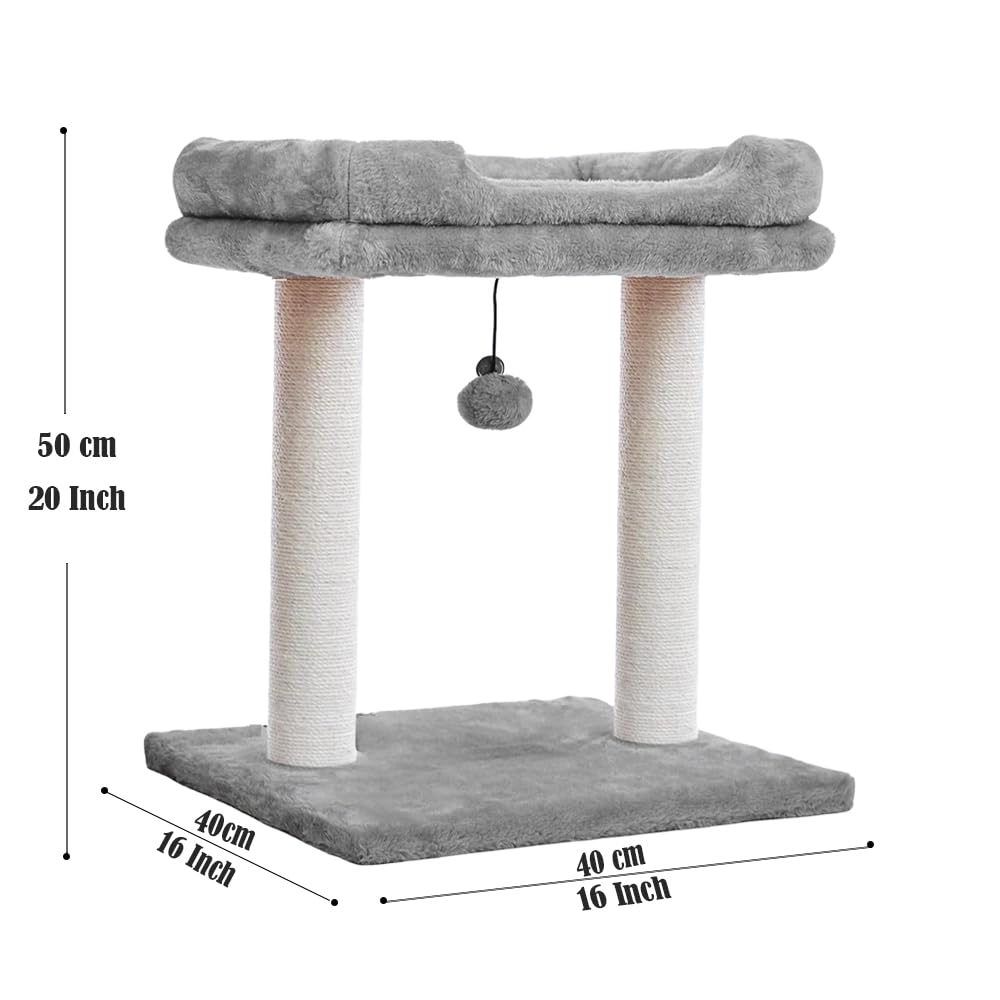 Мини Кошка Отдельно Стоящая Кошка Когтеточка Натуральная Пеньковая Башня, Низкая, Компактная, Узкая, Домик, Столбик, Веревка, Экономия Места
