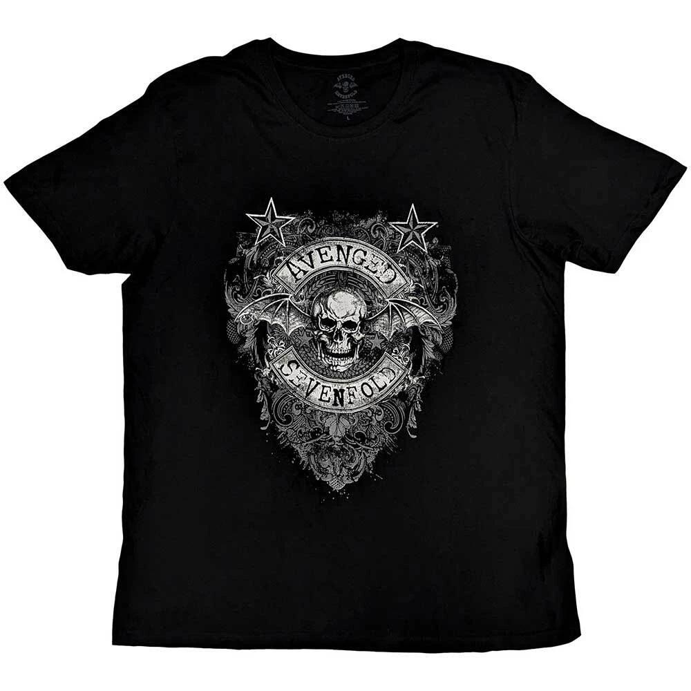 Avenged Sevenfold Stars Flourish T-Shirt Black New