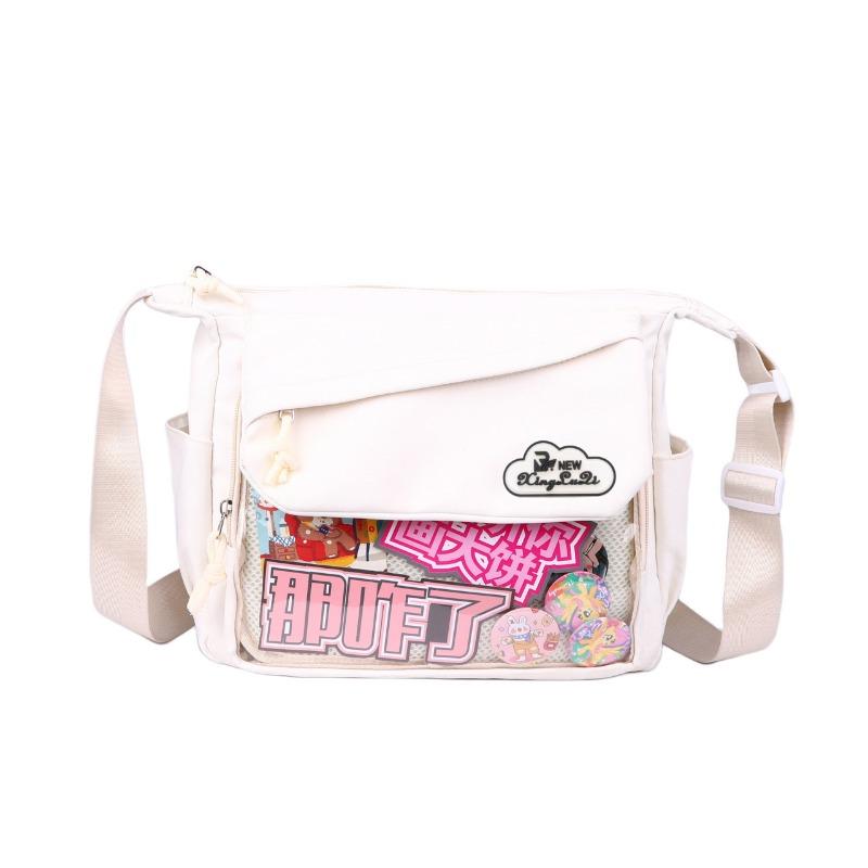 Женская сумка новая прозрачная сумка через плечо модная стильная милая сумка-мессенджер сумка большой вместимости