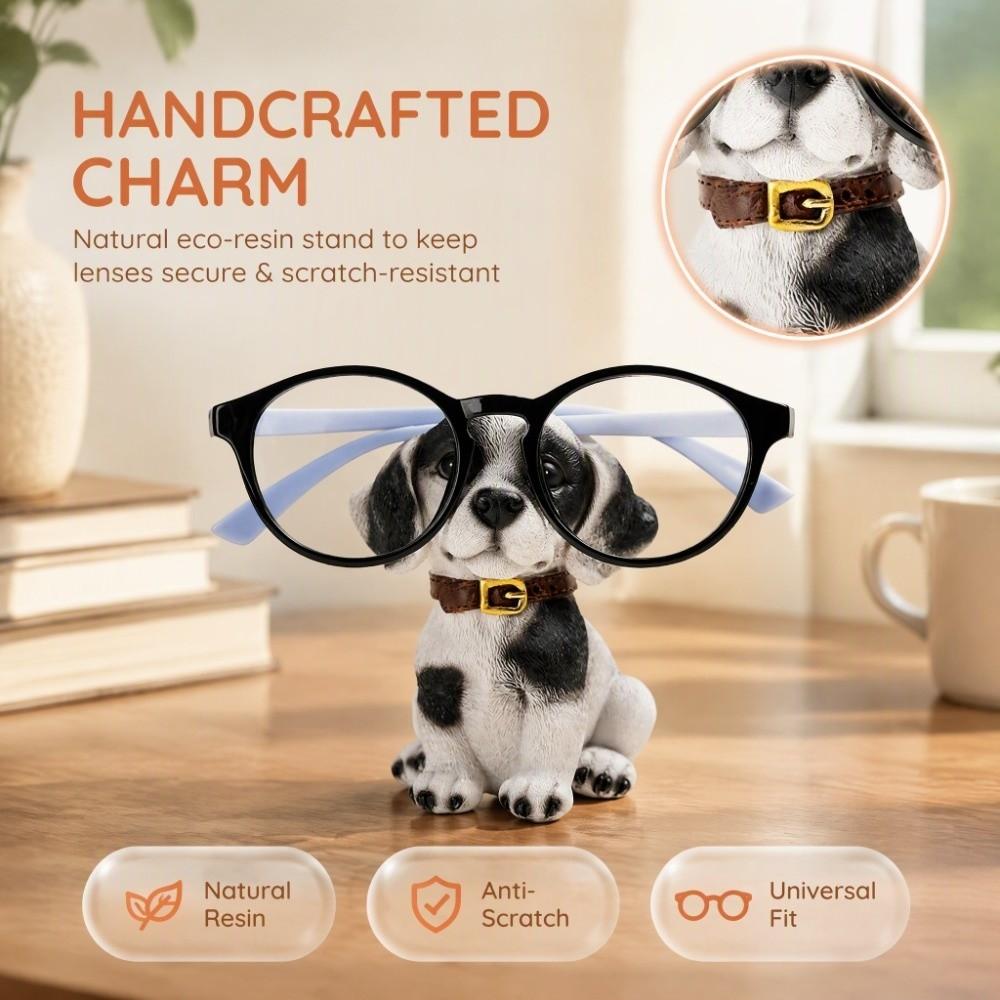 Fun Design Glasses Holder Stand Puppy Shape Decorative Glasses Stand For Home Office