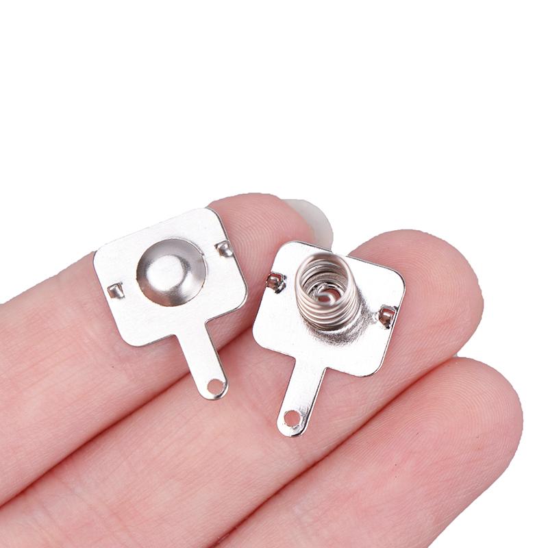 20PCS 18650 Battery Sheet Spring Connector Bipolar Positive Negative Tabs for Electronics Battery Pack Assembly DIY