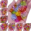 10-40Pcs Leaf Star Flower Transparent Beads DIY for Jewelry Making Necklace Bracelet Making