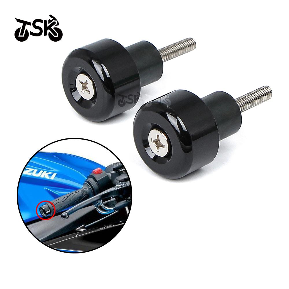 For Suzuki GSXR600 GSXR750 GSXR 600 750 K6 K7 K8 K9 Handlebar Grips Ironwork Handle Bar Cap End Plugs Motorcycle Accessories