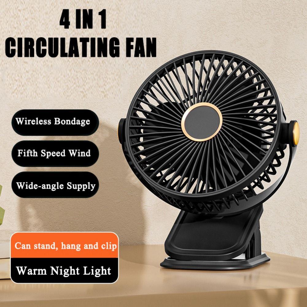 4 in 1 Small Desk Fan Creative Mini Desk Fan Mutli-Purpose Personal Table Fan  Camping