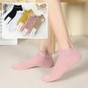 Женские весенне-летние милые хлопковые носки с низким верхом и коротким голенищем