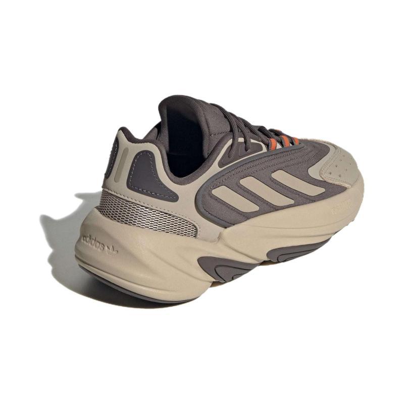 adidas Оригинальные Ozelia Износостойкие Дышащие Низкие Детские Повседневные Кроссовки Коричневые Серые IE2801