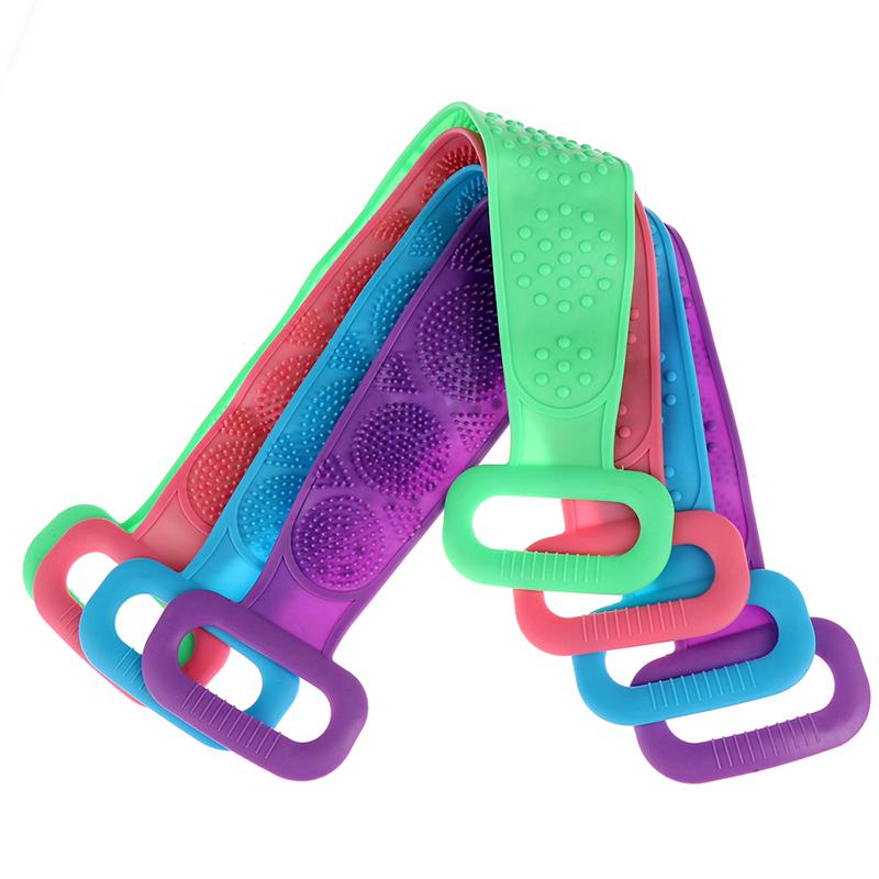 Magic Silicone Brushes Bath Towels Rubbing Back Mud Peeling Body Massage Shower