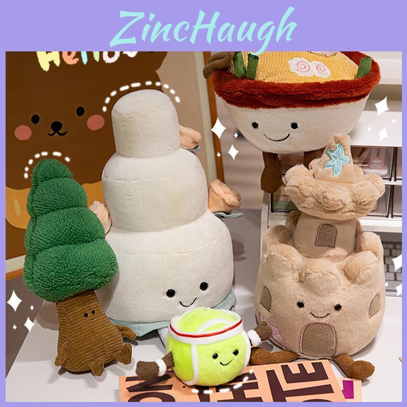 Creative Realistic Forest Pine Tree Plush Toy 25cm Fun Plant Shaped Design