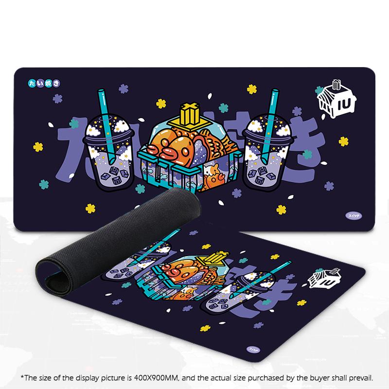 Large Mouse Pad Gaming Mousepad Milk Tea Mouse Mat Switch Gamer Mousepads XXL Pink Table Pads Keyboard Mats Desk Carpets Rugs