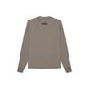 Fear of God Essentials Футболка с длинным рукавом с бархатным логотипом на груди Унисекс Топы Цвет Песочно-бежевый FOG-SS22-462