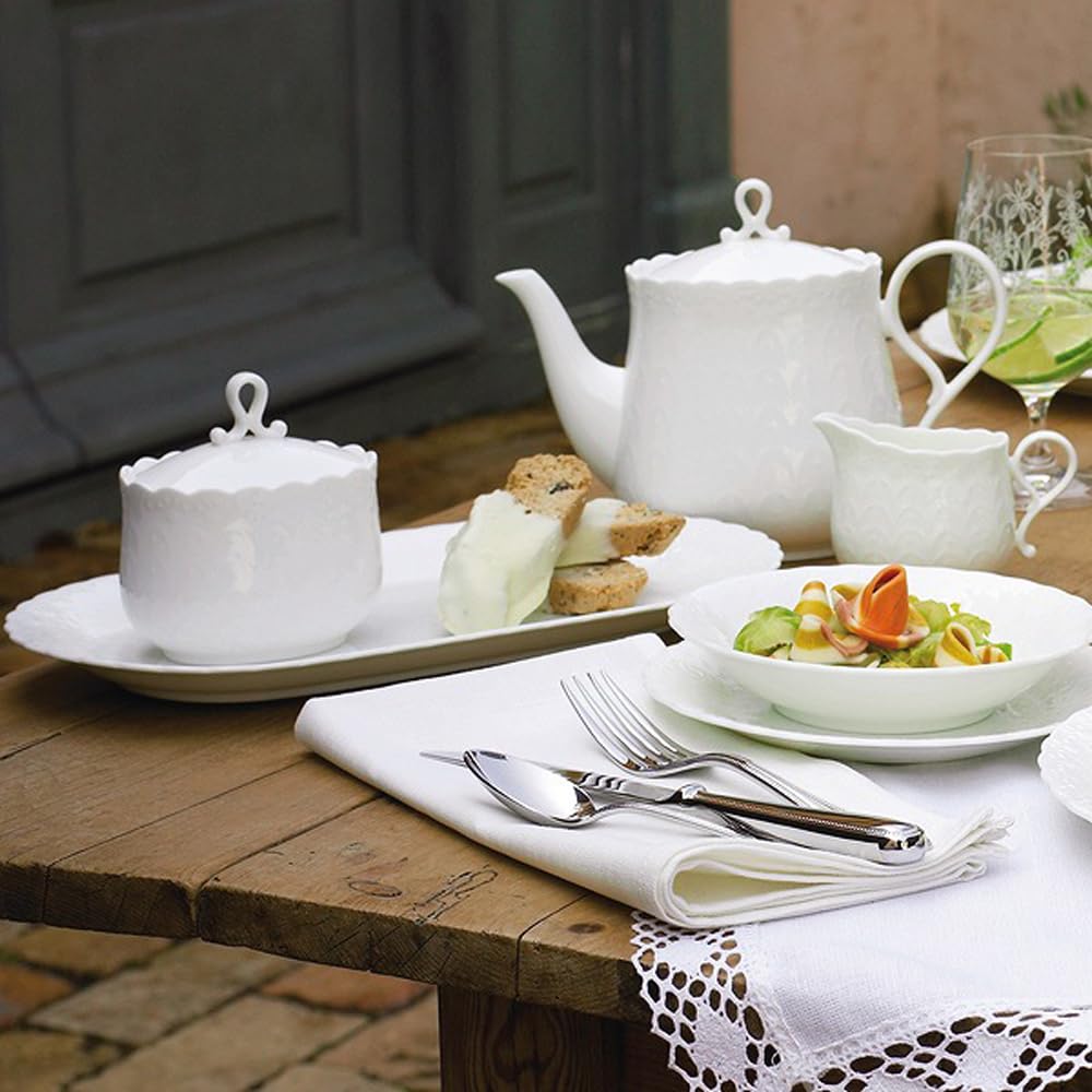 NARUMI Milk Pitcher Creamer Silky White 130cc White Cute Relief Microwave Warming Dishwasher Safe Gift Box Included 9968-4263P