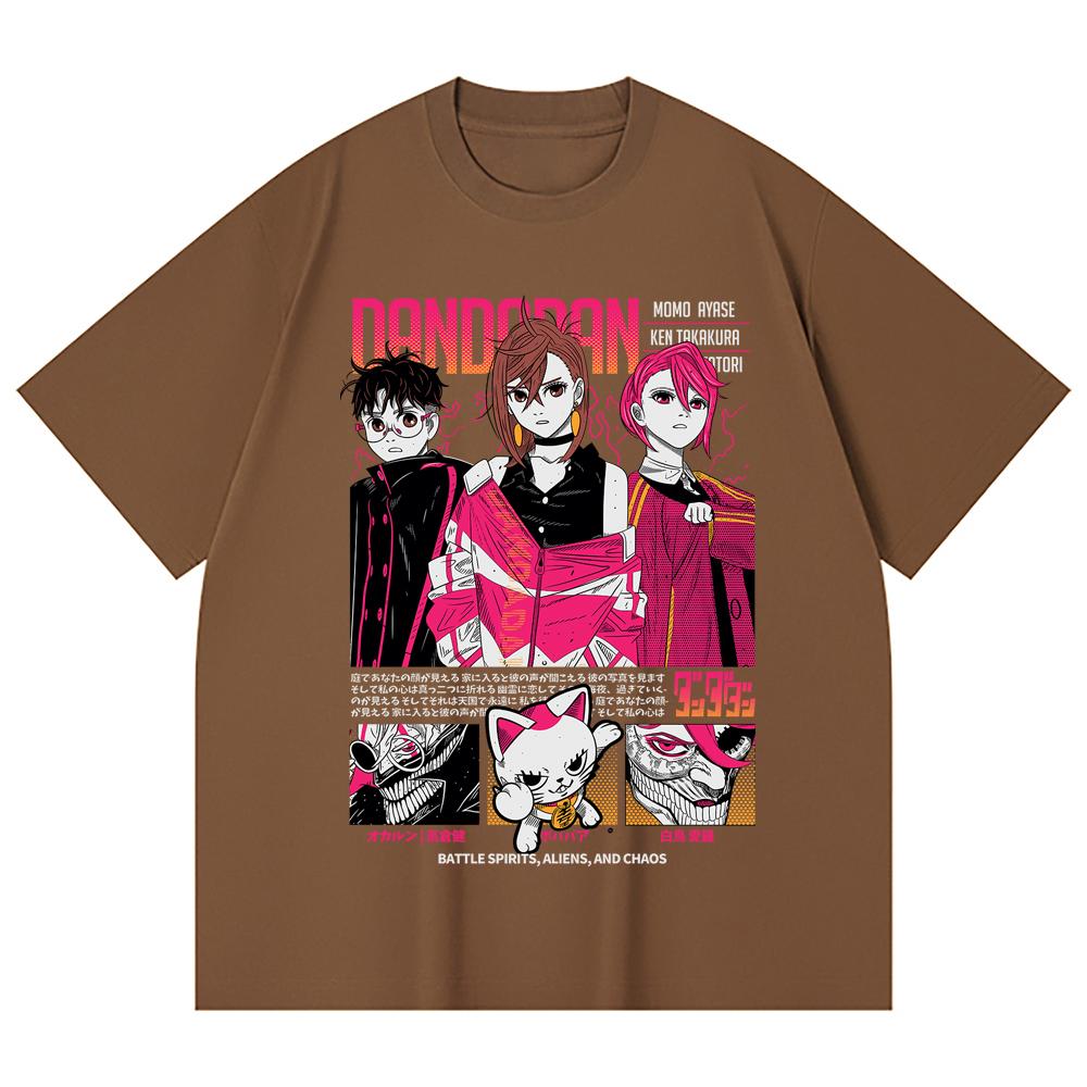 230 Gsm 100% Cotton Dandadan V14 Print Unisex Heavy Cotton T Shirt