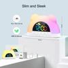 10 Ringtones Kids Alarm Clock 11 Color Night Light Wake Up Clock Digital Alarm Clock  Bedroom