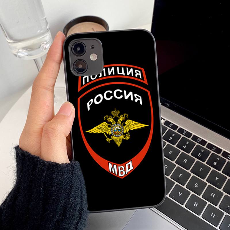 Чехол для телефона с эмблемой Poccnr и российским флагом для iPhone 13 8 7 6S Plus X 5S SE 2020 XR 11 12 mini pro XS MAX