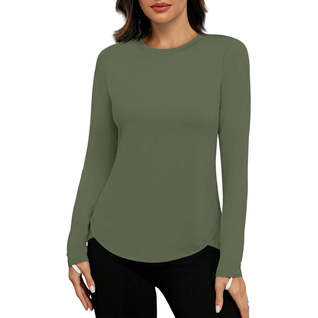 Женская рубашка Sunblock Ice Silk с длинным рукавом Upf 50+, легкая быстросохнущая футболка для походов