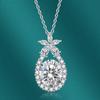 BELLA BOX Oval Pendant Necklace Multiple Colour Fashion Wedding Engagement Jewelry