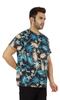 Inkmeso Printed Casual Short Sleeve T-shirt For Men  S Holiday Beach Wear Tee Cotton Jersey Tropical