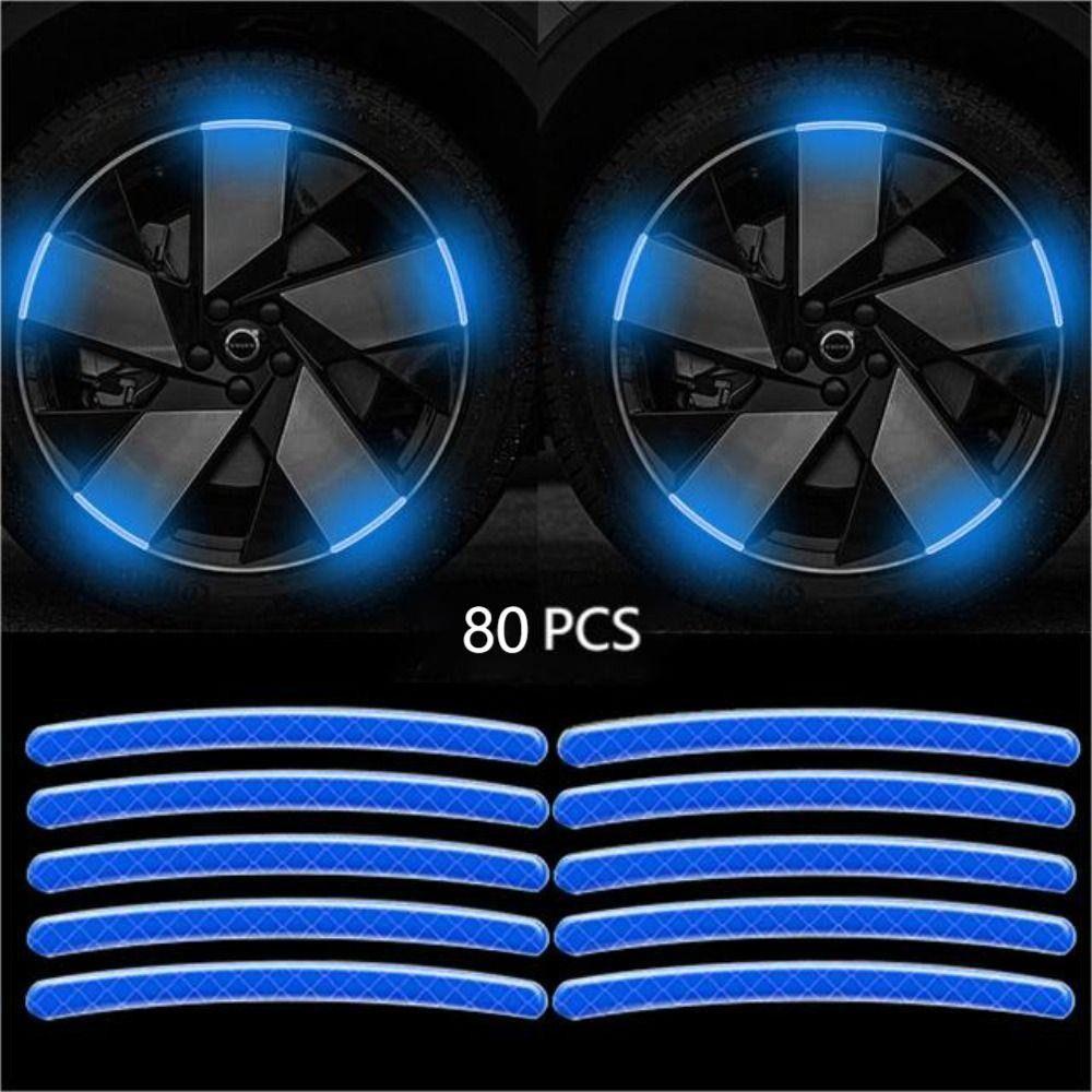 accessories Originality Motorcycle Tyre Warning Stickers Decorative Strips Hub Reflective Sticker