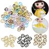 Mini Ultra-small 9 Colors Belt Buttons Doll Bags Accessories Diy Dolls Buckles Heart Shape Buckle