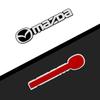 For Mazda 2 3 4 5 6 7 8 323 626 CX5 CX7 CX9 RX8 MX5 2/4Pcs 3D Aluminum Car Audio Speaker Decorate Badge Sticker Auto Accessories