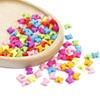 Acrylic Spaced Beads Mix Colors Jewelry Pendant Beads for DIY Handmade