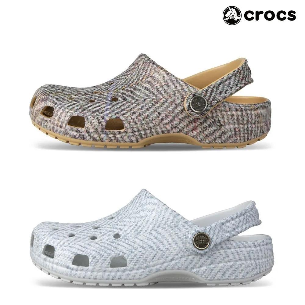Crocs Классические твидовые клоги Женские тапочки Сандалии (Выберите 1 из 2)