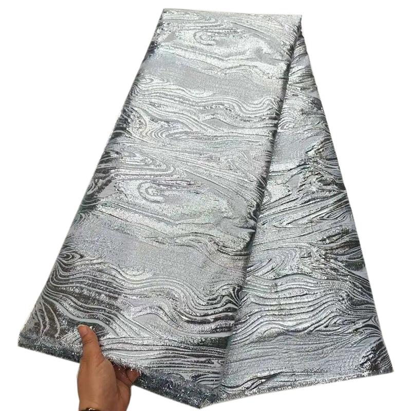 1 Yards Chinese Traditional Hanfu Jacquard Lace Fabric High Quality Nigerian African Brocade Fabric Diy Sewing Fashion Apparel