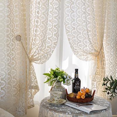 Богемская кружевная занавеска, окно, подходящее для кухни и ресторана, украшение окон и дверей, чехол для штор в шкафу, маленькая и милая прозрачная занавеска