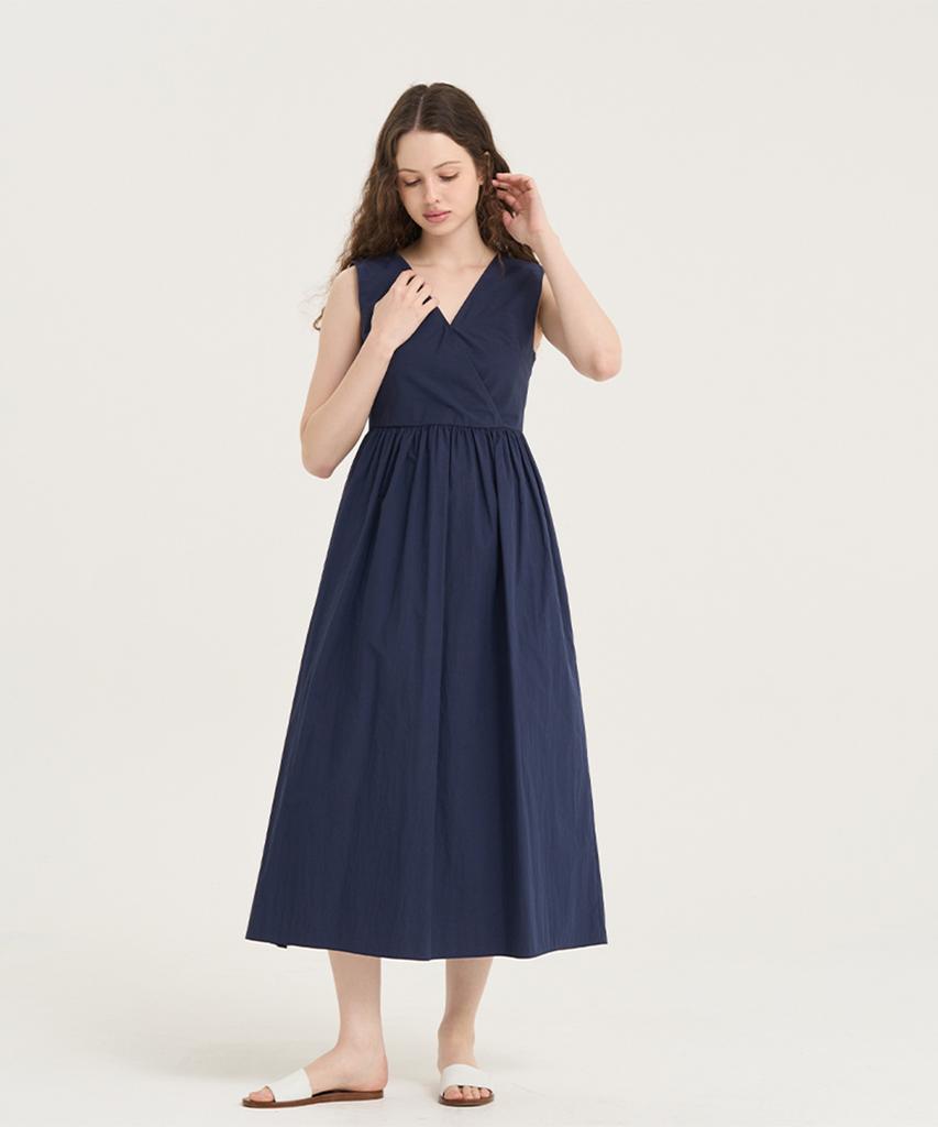 Reve Hearted Bear Grace Dress - Navy