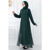 Lavin Вечернее платье в хиджабе Изумрудного цвета