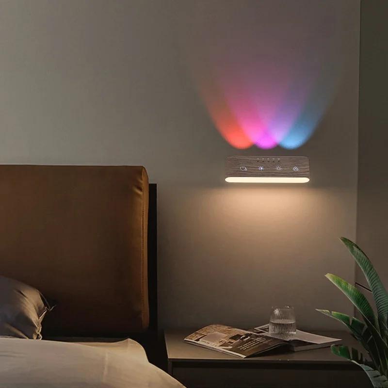 LED Magnetic Night Light Wall Lamp, 3 Color Temp, Touch & Remote Control, 2200mAh Timer Dimmable Light, 360° Rotation with Screw