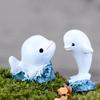 Artificial Dolphin Ornament Resin Crafts Aquarium Micro Landscape Layout Prop Home Decoration Accessories
