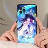 Чехол для телефона Genshin Impact Песня Вечного Моря Для iPhone 17 Air 16 15 14 Plus 13 12 Mini 11 Pro Max Черный Чехол