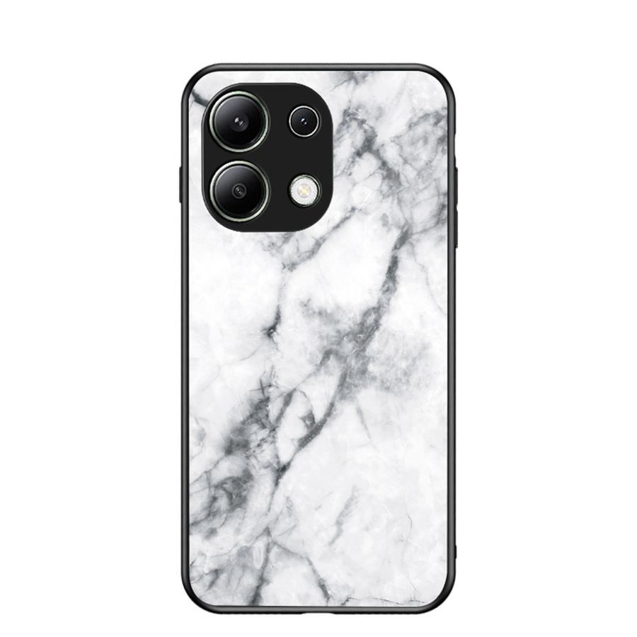 Чехол для телефона из закаленного стекла с мраморным рисунком для Vivo V30 V40 SE V25 V27 V23 Y75 Y55 Y28 5G Realme C65 C51 C61 GT 6 6T OPPO A40 A98 A78 A79 A74 A80 5G A60 Cover