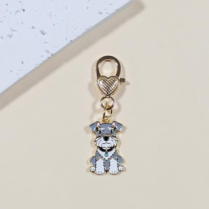 Cute Enamel Raccoon Decorative Charms Durable Gold Plated Clasp for Keychain Backpack Phone Bag Holiday Gifts