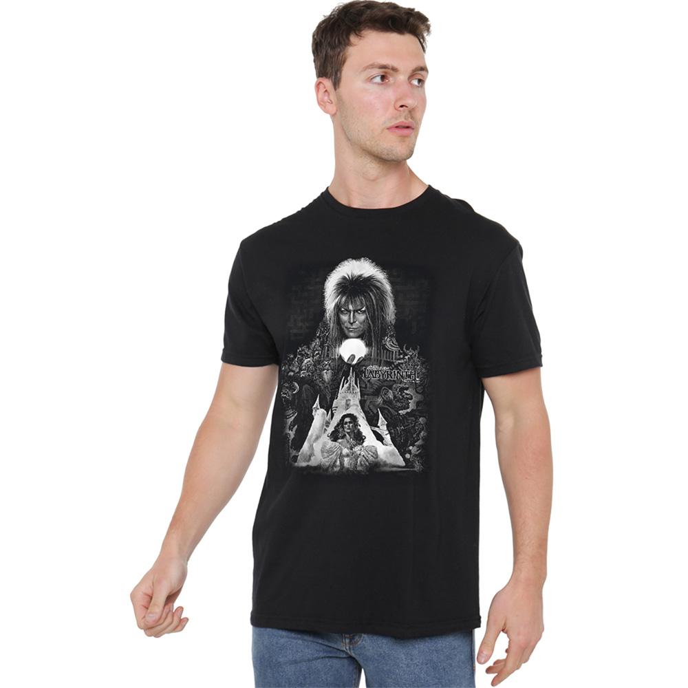 Унисекс Взрослая футболка Labyrinth Замок