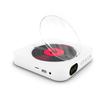 KC-909 Portable CD Player Built-in Speaker Stereo CD Players with Double 3.5mm Headphones Jack LED Screen Wall Mountable CD Music Player with IR Remo